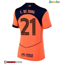 Ženske Nogometnih dresov Barcelona Frenkie de Jong #21 Tretji 2025-26 Kratki rokavi